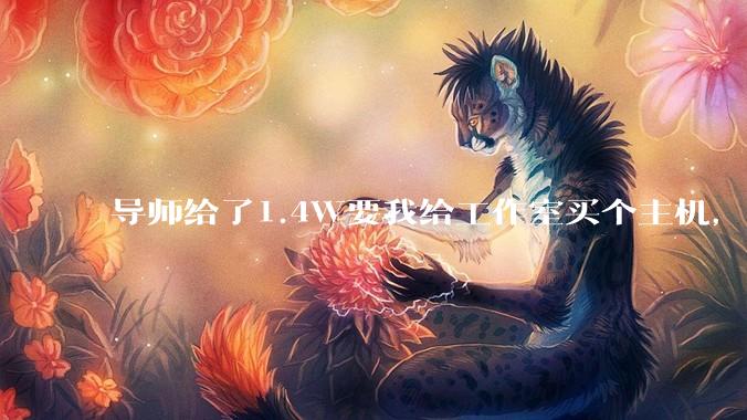 导师给了1.4W要我给工作室买个主机,是整机还是自己配?
